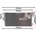 Condensator, airconditioning VAN WEZEL - 18005617