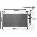 Condensator, airconditioning VAN WEZEL - 27005236