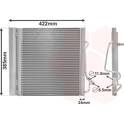 Condensator, airconditioning VAN WEZEL - 29005001