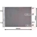 Condensor, airconditioning VAN WEZEL - 30015712