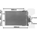 Condensor, airconditioning VAN WEZEL - 37005385