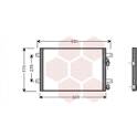 Condensator, airconditioning VAN WEZEL - 58005153