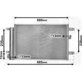 Condensator, airconditioning VAN WEZEL - 58005183
