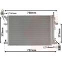 Condensator, airconditioning VAN WEZEL - 59005152