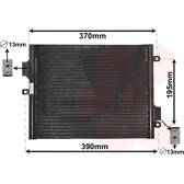 Condensator, airconditioning VAN WEZEL - 74005052