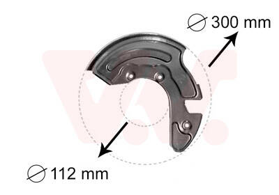 Splash Panel, brake disc