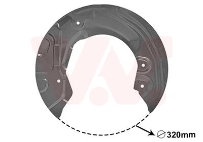 Splash Panel, brake disc