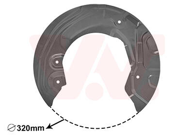 Splash Panel, brake disc