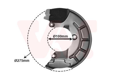 Splash Panel, brake disc