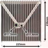 Evaporateur de climatisation VAN WEZEL - 7600V011