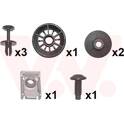 Front guard fitting kit VAN WEZEL - 4060796