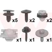 Front guard fitting kit VAN WEZEL - 4076796