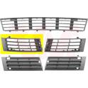 Grille de ventilation (pare-chocs) VAN WEZEL - 0324592