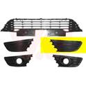Grille de ventilation (pare-chocs) VAN WEZEL - 0970591