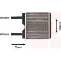 Heat Exchanger, interior heating VAN WEZEL - 37006094