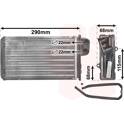 Heat Exchanger, interior heating VAN WEZEL - 40006100