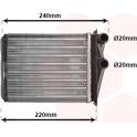 Heat Exchanger, interior heating VAN WEZEL - 43006380