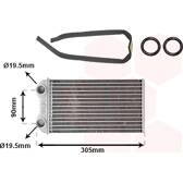 Heat Exchanger, interior heating VAN WEZEL - 43006439