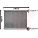 Heat Exchanger, interior heating VAN WEZEL - 43006629