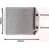 Heater VAN WEZEL - 43016701