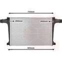 Intercooler, inlaatluchtkoeler VAN WEZEL - 03014706