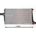 Intercooler VAN WEZEL - 03004136