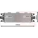 Intercooler, charger VAN WEZEL - 28004045