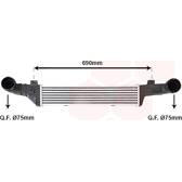 Intercooler, charger VAN WEZEL - 30004296