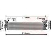 Intercooler VAN WEZEL - 30014704