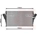 Intercooler VAN WEZEL - 37004491