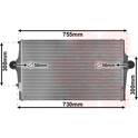 Intercooler VAN WEZEL - 59004136