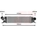 Intercooler VAN WEZEL - 82014706