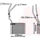 Voorverwarmer, interieurverwarming VAN WEZEL - 18006364