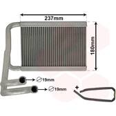 Voorverwarmer, interieurverwarming VAN WEZEL - 82016700
