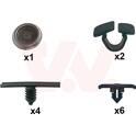 Kit d'assemblage (capot-moteur) VAN WEZEL - 0304797