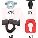 Kit d'assemblage (capot-moteur) VAN WEZEL - 0982797