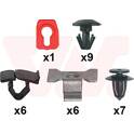 Kit d'assemblage (capot-moteur) VAN WEZEL - 0983797