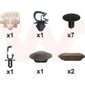 Kit d'assemblage (capot-moteur) VAN WEZEL - 1528797