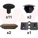Kit d'assemblage (capot-moteur) VAN WEZEL - 1557797