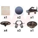 Kit d'assemblage (capot-moteur) VAN WEZEL - 3336797
