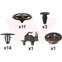 Kit d'assemblage (capot-moteur) VAN WEZEL - 3372797