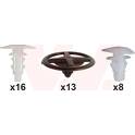 Kit d'assemblage (capot-moteur) VAN WEZEL - 3388797