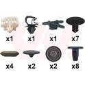 Kit d'assemblage (capot-moteur) VAN WEZEL - 4415797