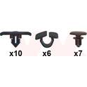 Kit d'assemblage (capot-moteur) VAN WEZEL - 5766797