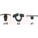Kit d'assemblage (capot-moteur) VAN WEZEL - 7644797