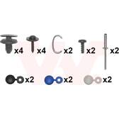 Kit d'assemblage (pare-chocs) VAN WEZEL - 0929794