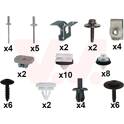 Kit d'assemblage (pare-chocs) VAN WEZEL - 0949793