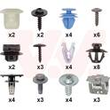 Kit d'assemblage (pare-chocs) VAN WEZEL - 0989794