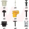 Kit d'assemblage (pare-chocs) VAN WEZEL - 0991793