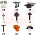 Kit d'assemblage (pare-chocs) VAN WEZEL - 0993793